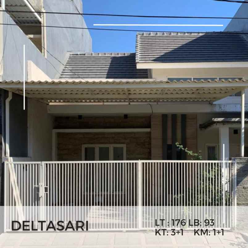 deltasari nyaman one gate system dekat surabaya