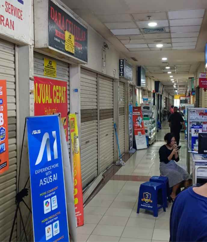 dijual 1 unit kios di bogor trade mall rp 205jt bogor