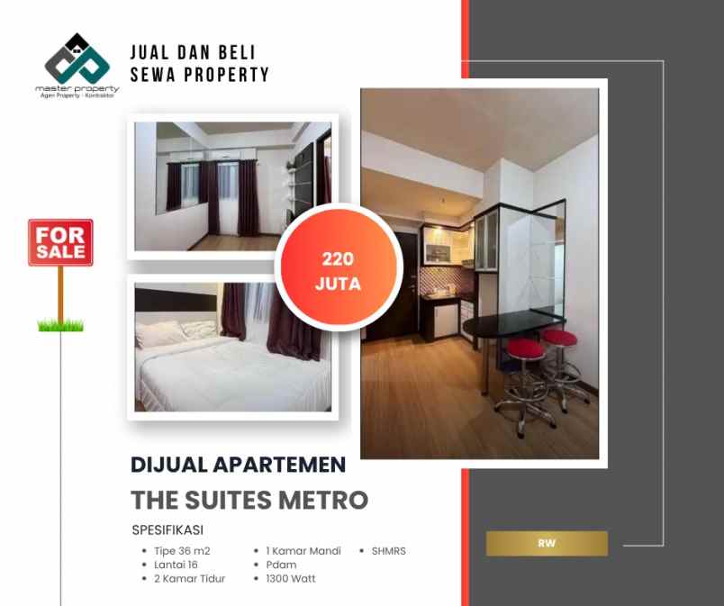 dijual apartemen apartement the suite metro