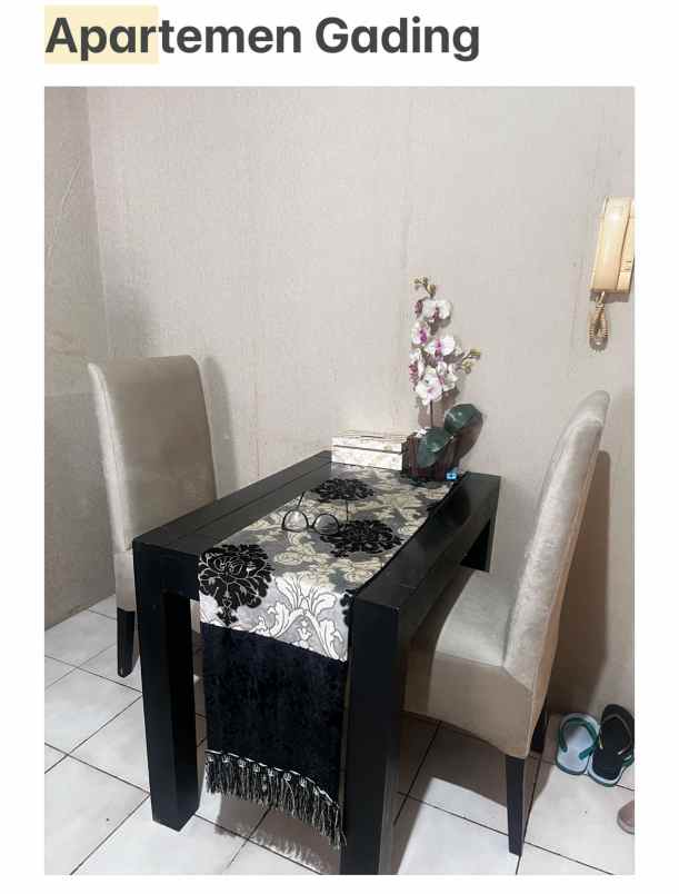 dijual apartemen apt gading mediterania