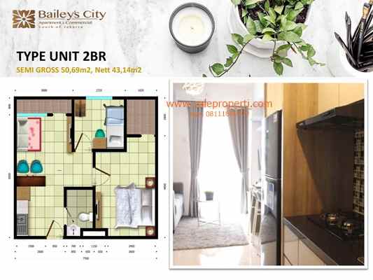 dijual apartemen jalan dewi sartika ciputat