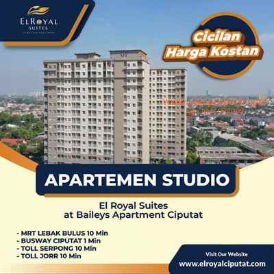 dijual apartemen jalan dewi sartika ciputat