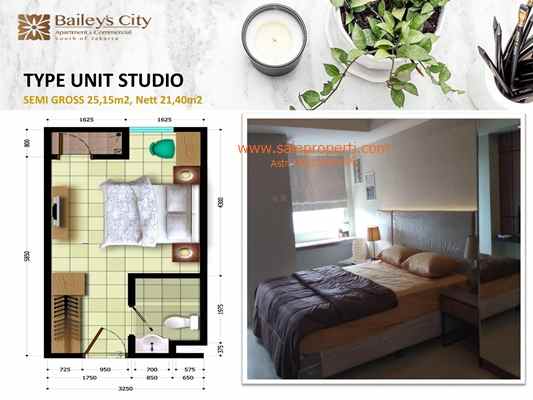 dijual apartemen jalan dewi sartika ciputat