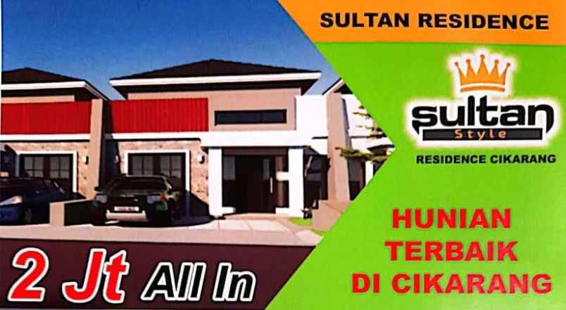 dijual cepat rumah di cikarang free biaya biaya