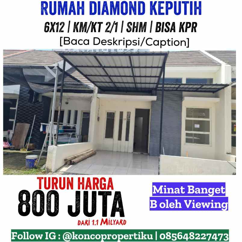 dijual cepat rumah keputih dekat dian regency surabaya