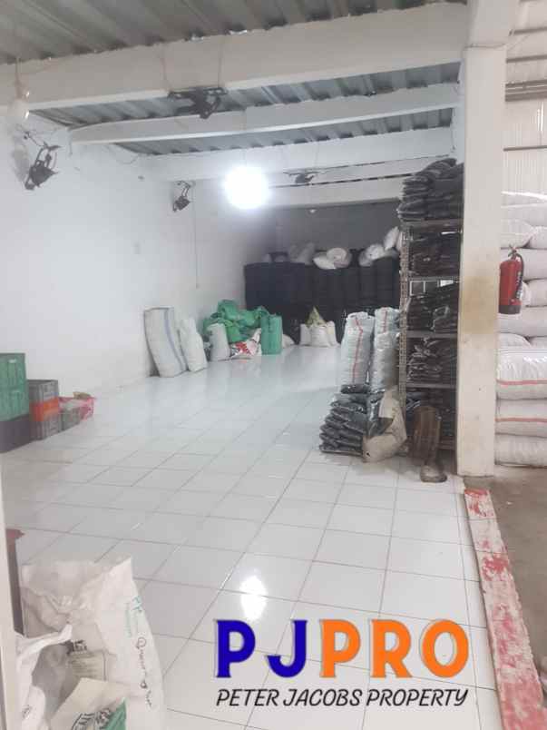 dijual gudang furnished di jalan raya sukamekar bekasi