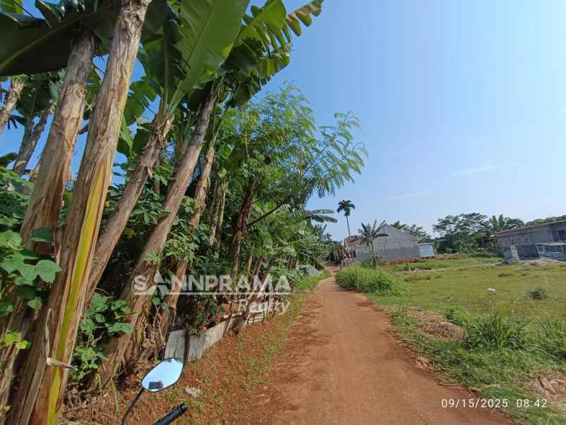 dijual kavling di grogol limo depok total luas 538m2