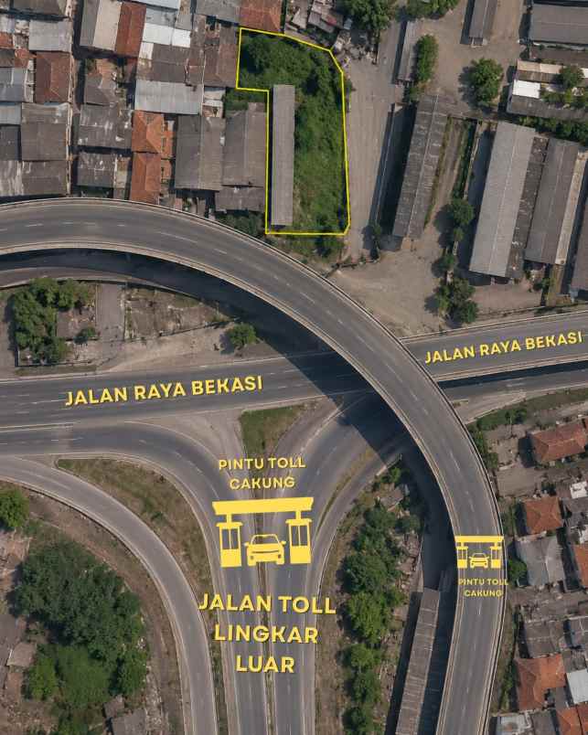 dijual ruko gudang kantor cakung barat