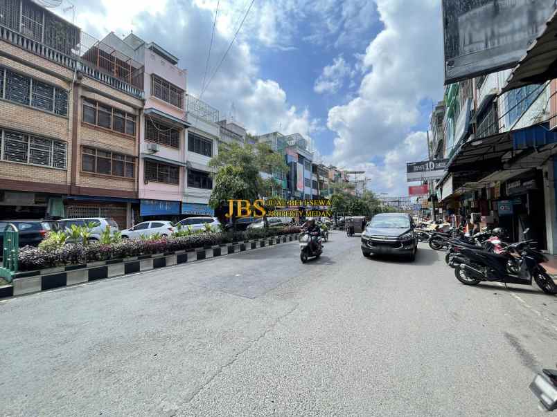 dijual ruko gudang kantor jalan jendral sudirman binjai