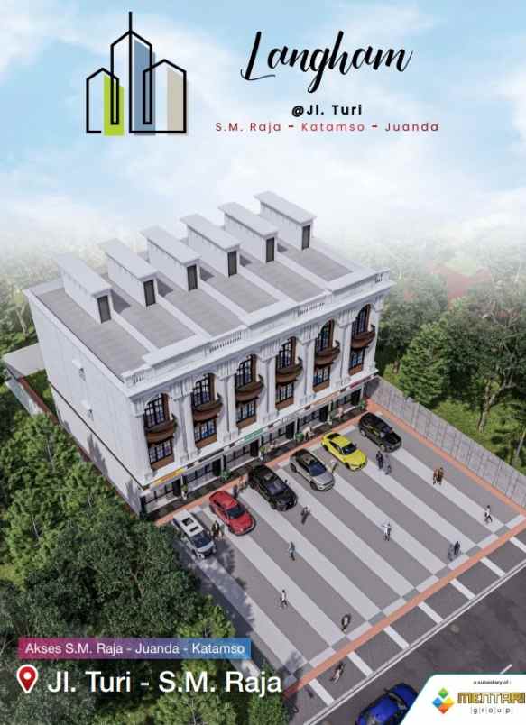 dijual ruko gudang kantor jalan turi sm raja juanda
