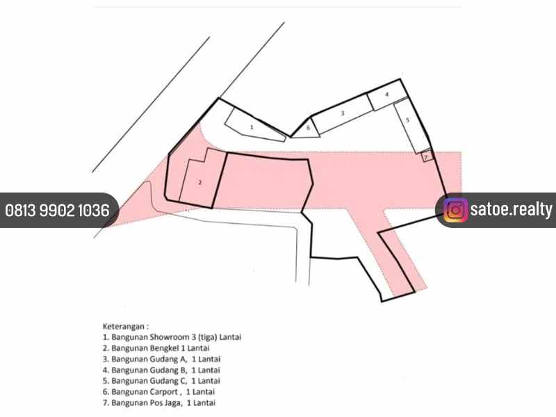 dijual ruko gudang kantor jl ciputat raya kebayoran lama