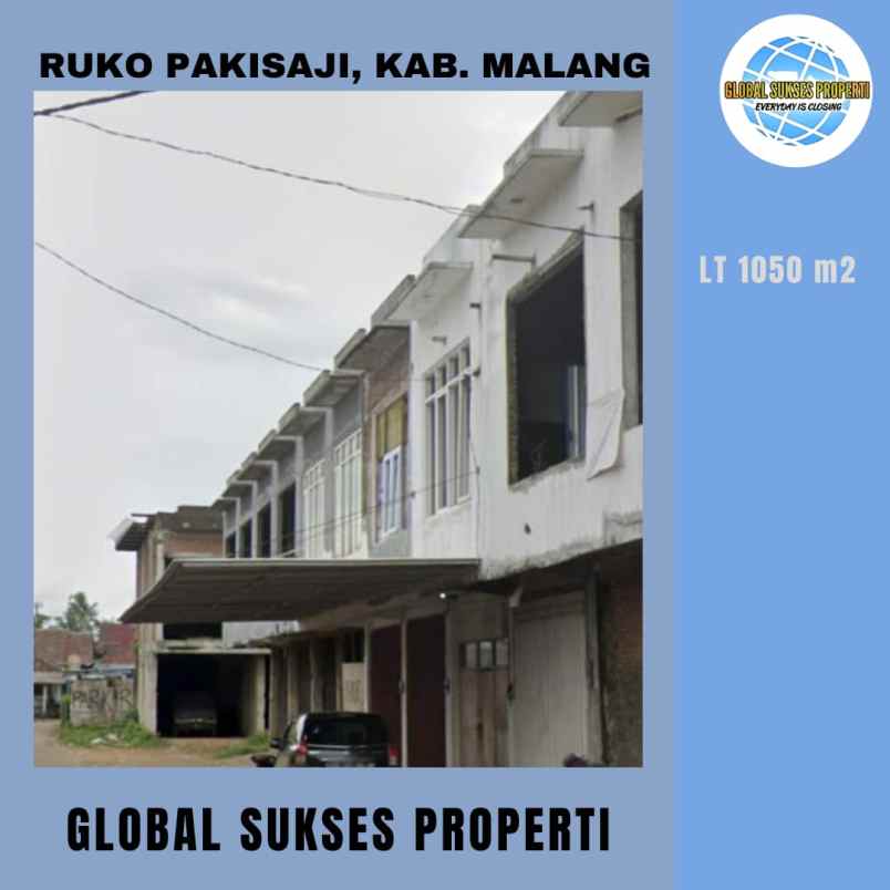 dijual ruko gudang kantor pakisaji