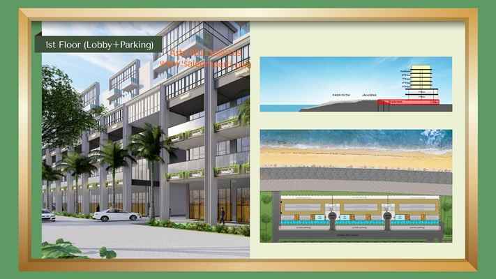 dijual ruko gudang kantor pantai marina ebony island pik