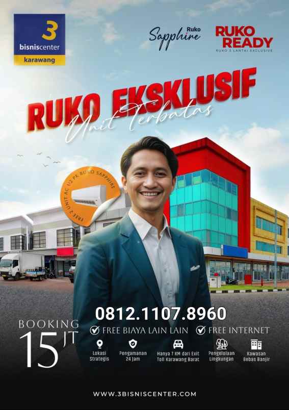 dijual ruko strategis di karawang