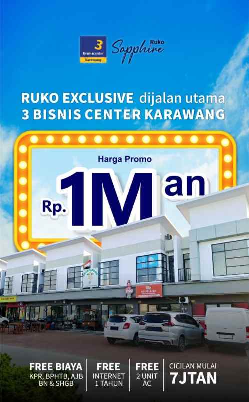 dijual ruko strategis di karawang