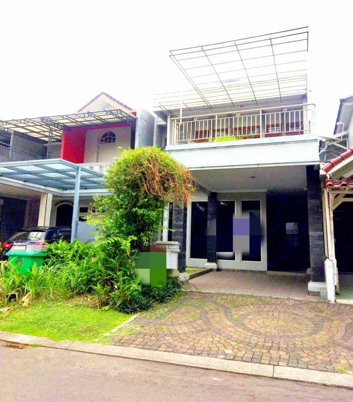 dijual rumah 3 kamar dak kanopi di kota wisata cibubur