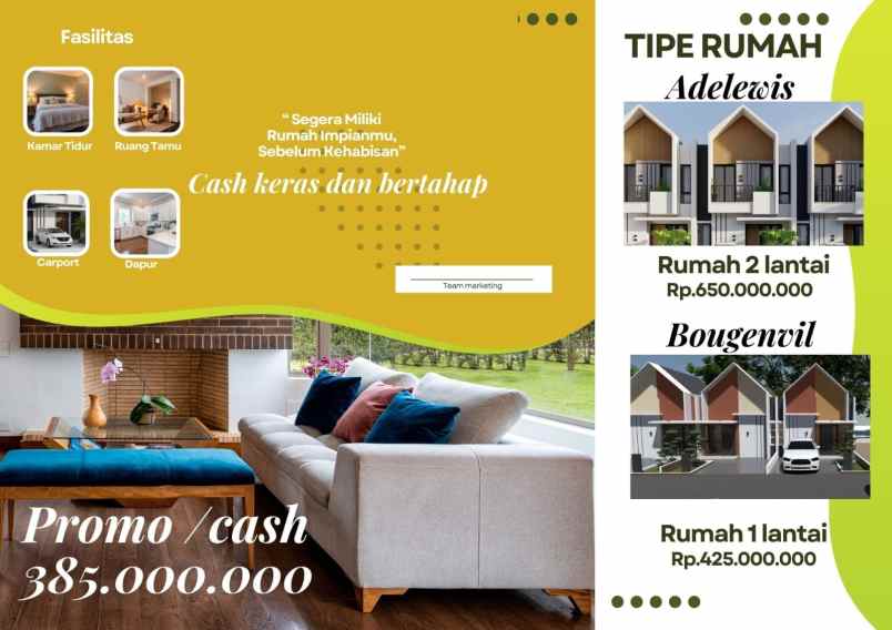 dijual rumah bedahan