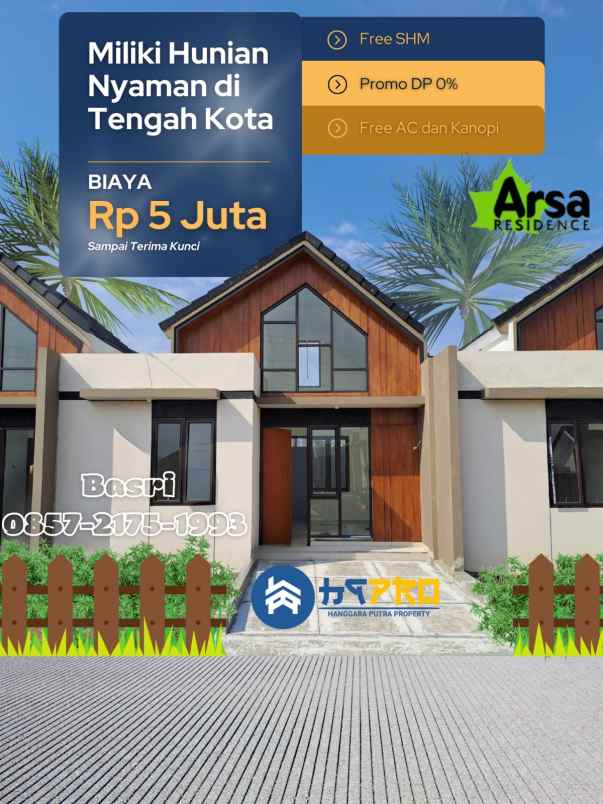 dijual rumah belakang kodim pemda karawang