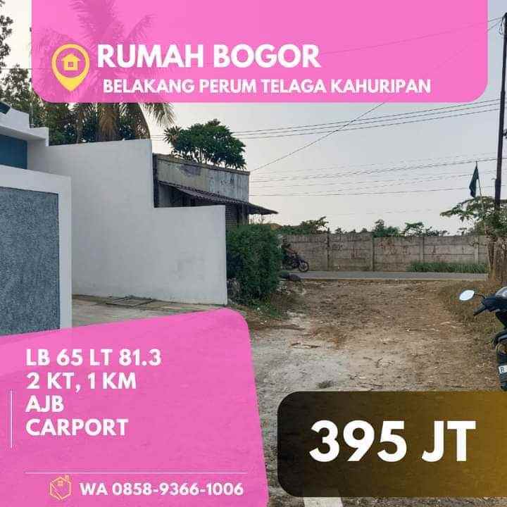 dijual rumah belakang perum telaga