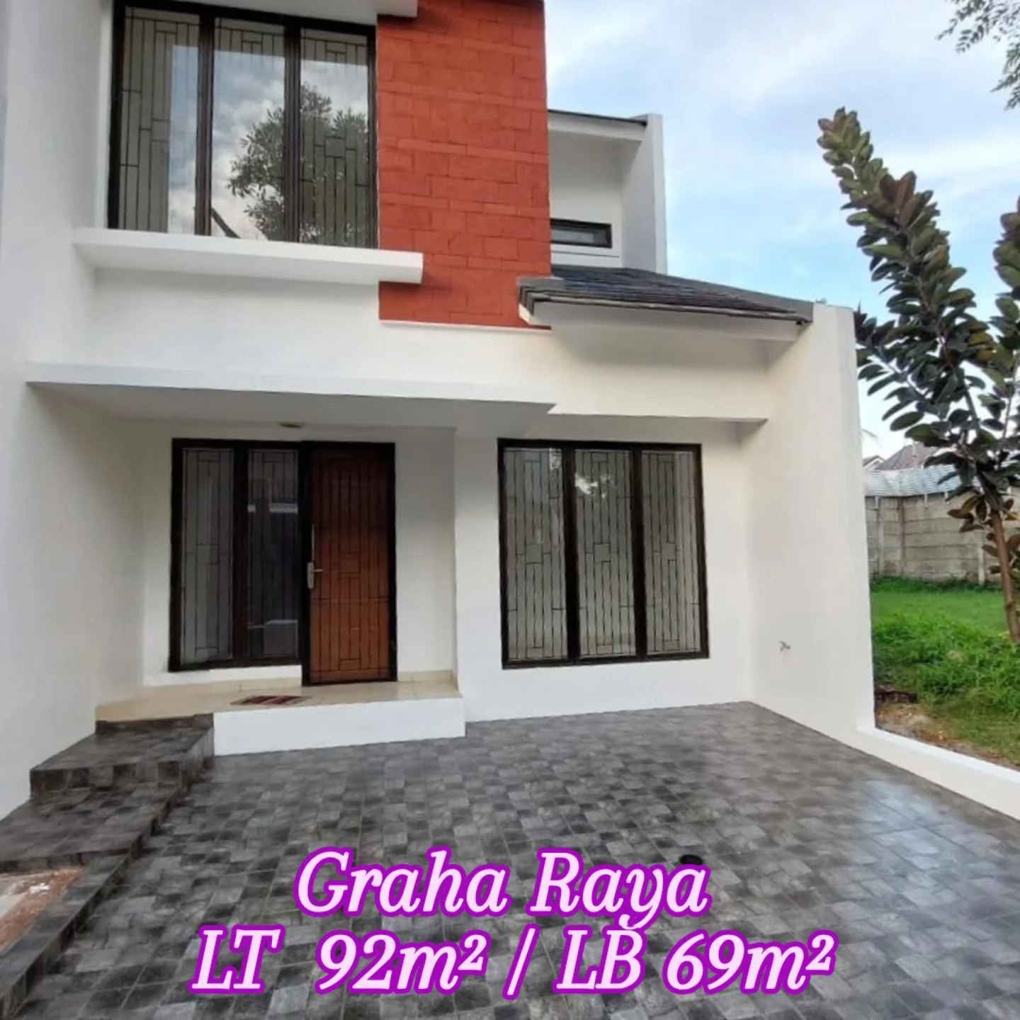 dijual rumah cantik di graha raya bintaro