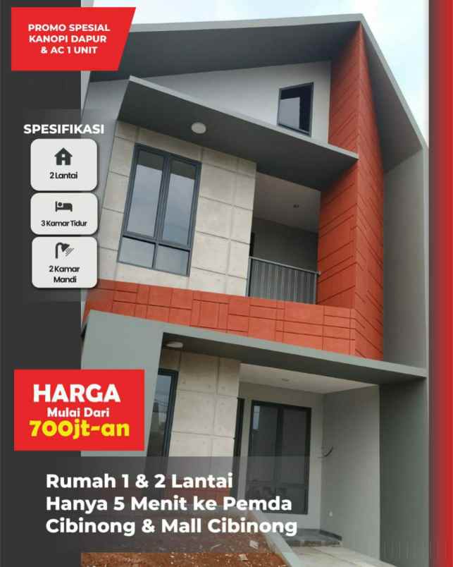 dijual rumah cibinong bogor