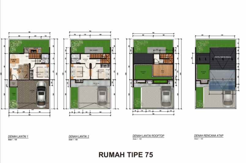 dijual rumah cirendeu jayamekar