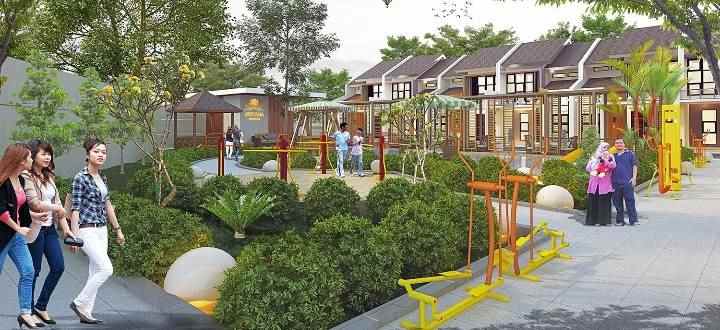 dijual rumah cluster kristal aryana