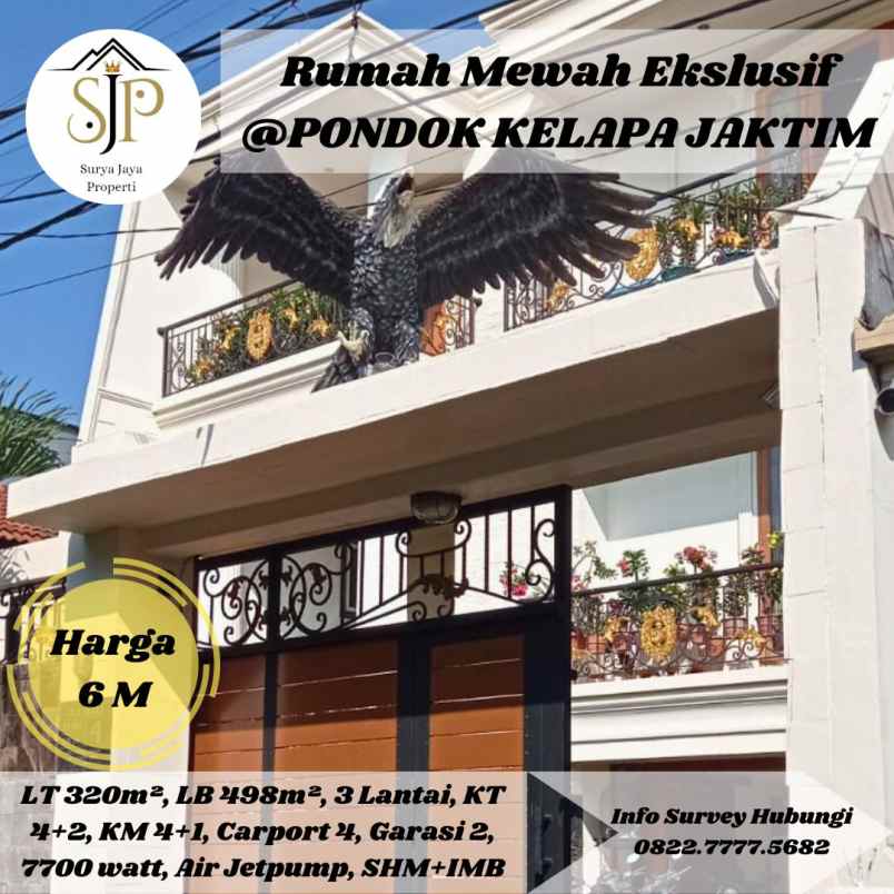 dijual rumah curug pondok kelapa