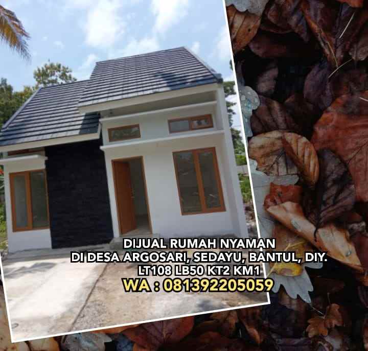 dijual rumah desa argosari sedayu