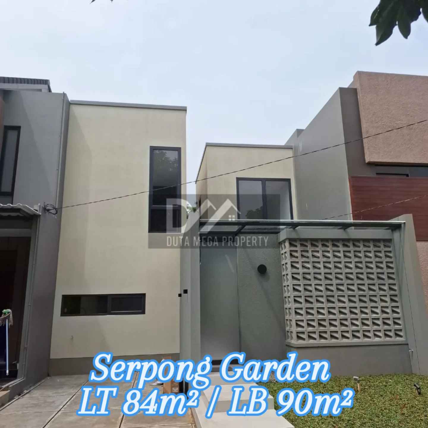 dijual rumah design villa di serpong garden
