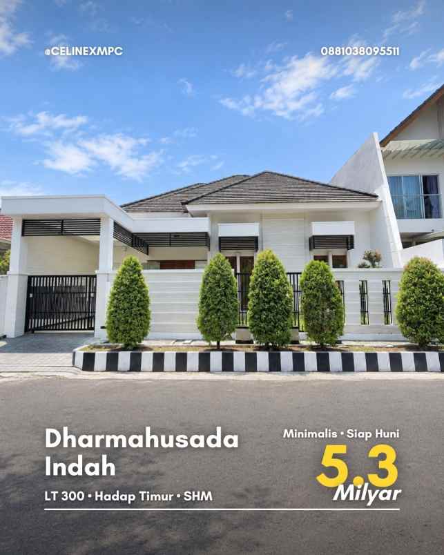 dijual rumah dharmahusada indah mulyorejo