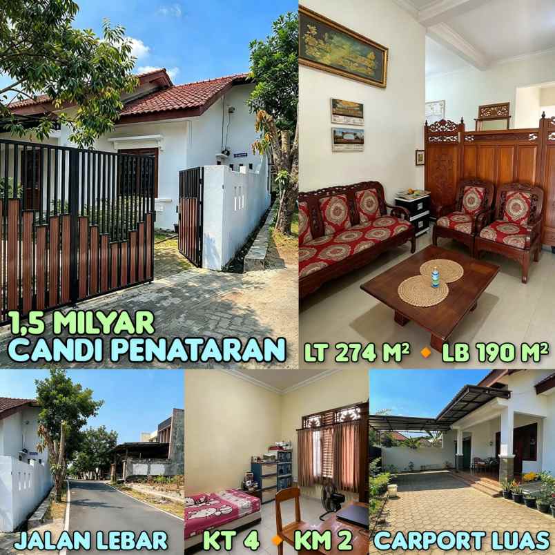 dijual rumah di candi penataran kalipancur semarang