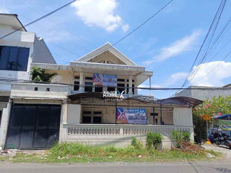 dijual rumah di darmo indah sari nol jalan raya