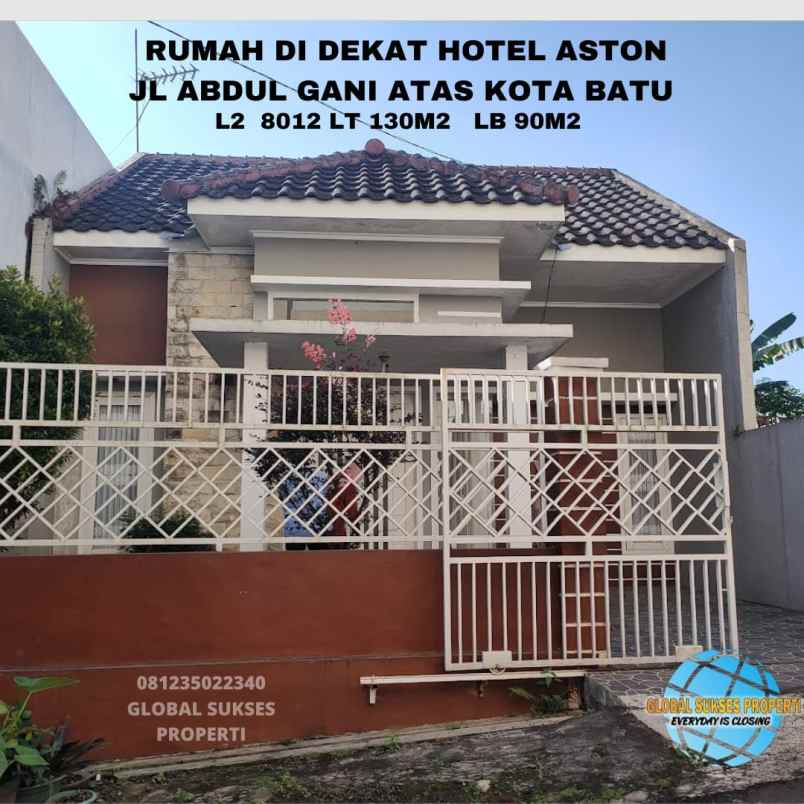 dijual rumah di jalan abdul gani atas