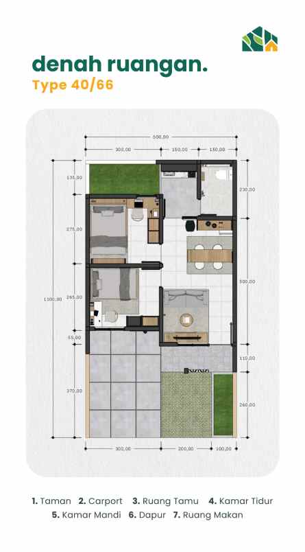 dijual rumah doplang jatisari