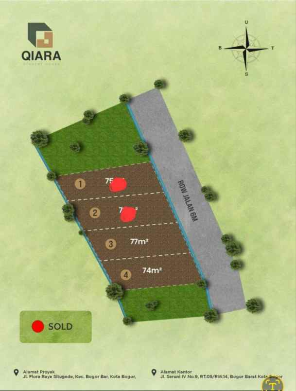 dijual rumah dramaga