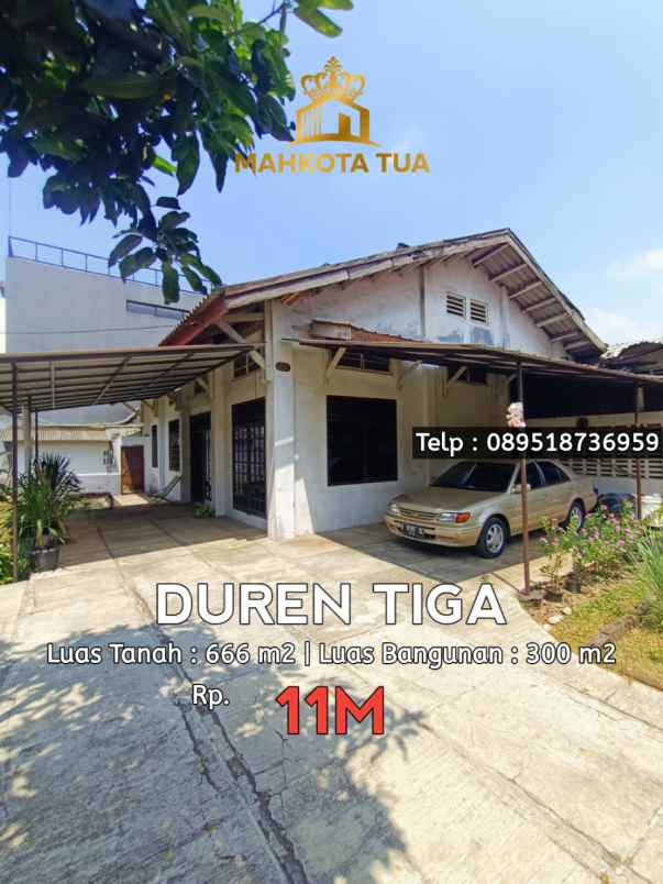 dijual rumah duren tiga