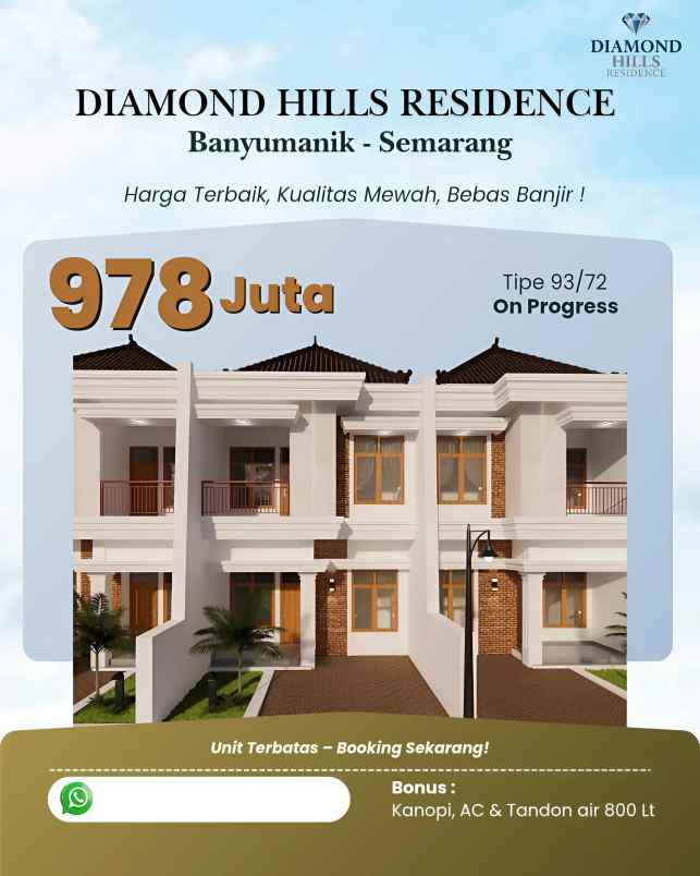 dijual rumah grafika utama