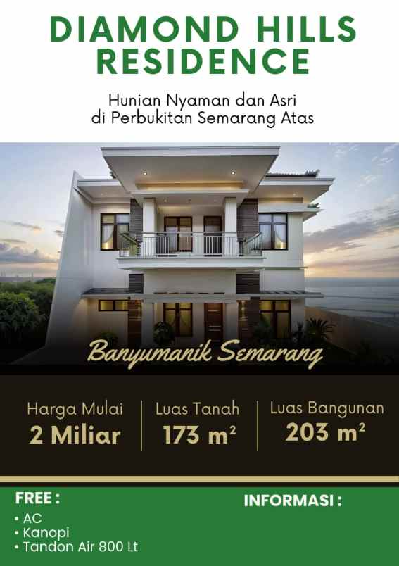 dijual rumah grafika utama