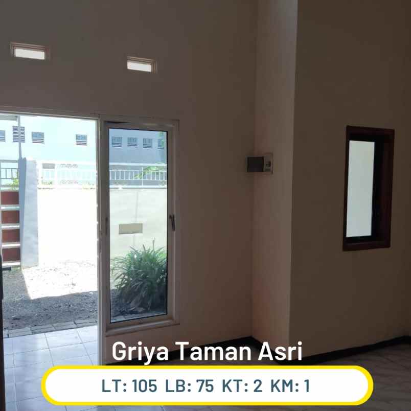 dijual rumah griya taman asri