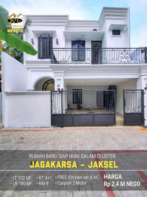 dijual rumah jagakarsa jakarta selatan