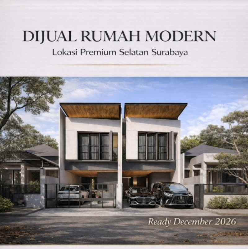 dijual rumah jalan gayungsari barat