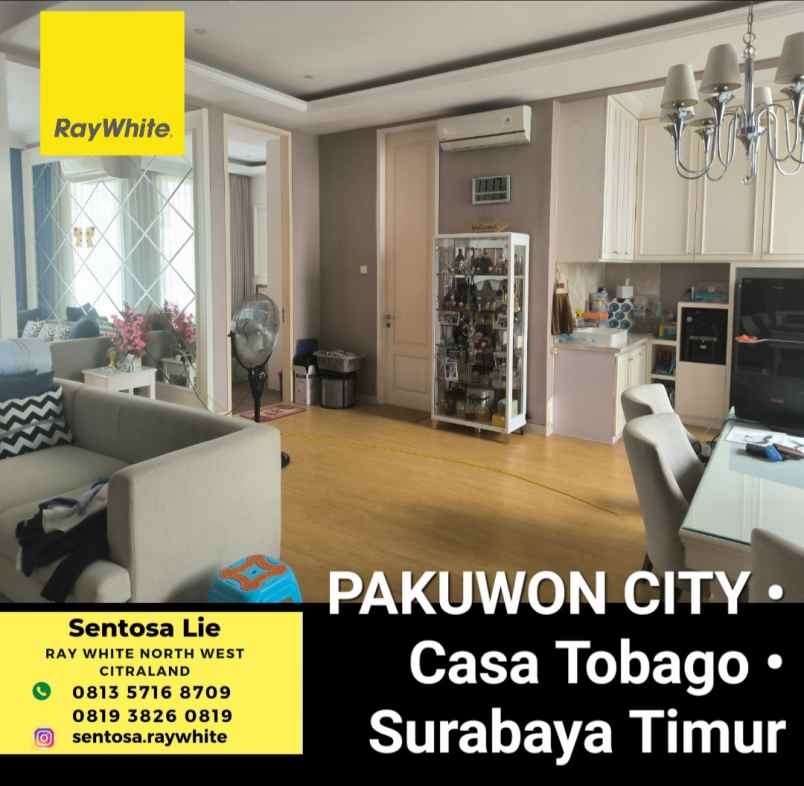 dijual rumah jalan pakuwon city