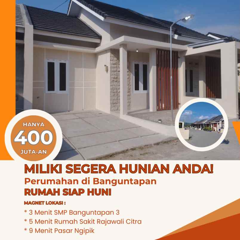 dijual rumah jalan pleret