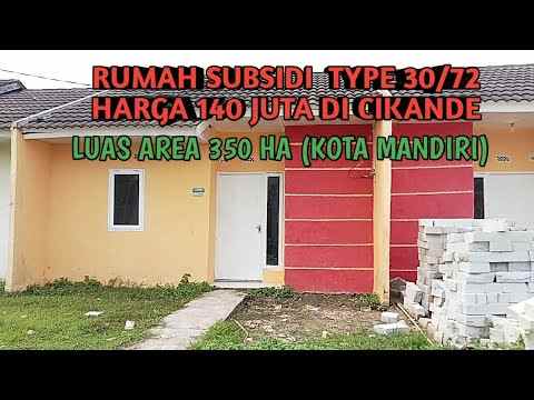 dijual rumah jalan raya cikande