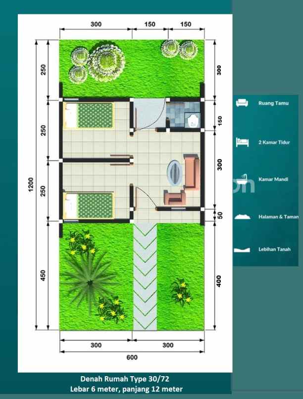 dijual rumah jalan raya cikande