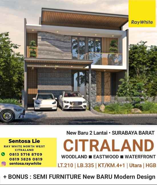 dijual rumah jalan woodland