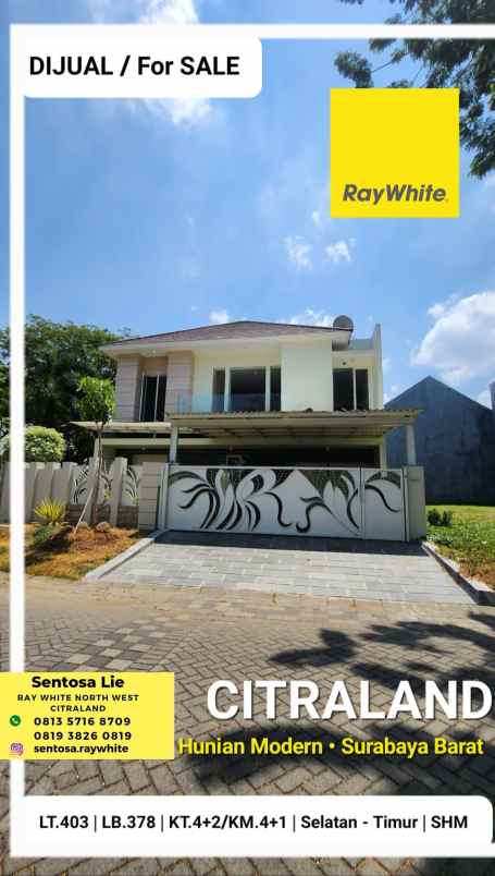 dijual rumah jalan woodland