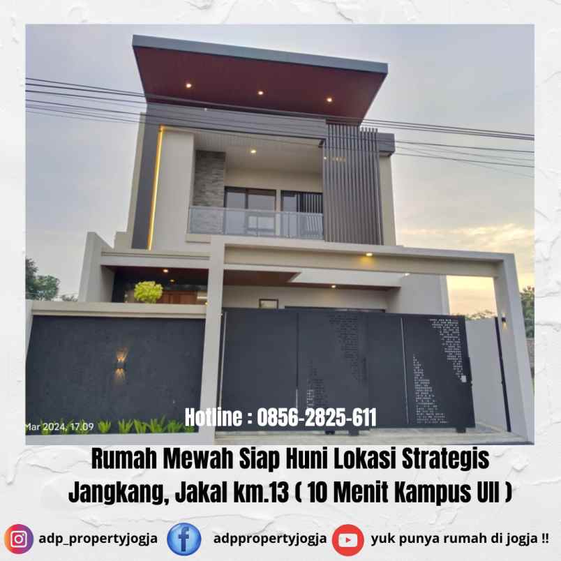 dijual rumah jangkang jl kaliurang km