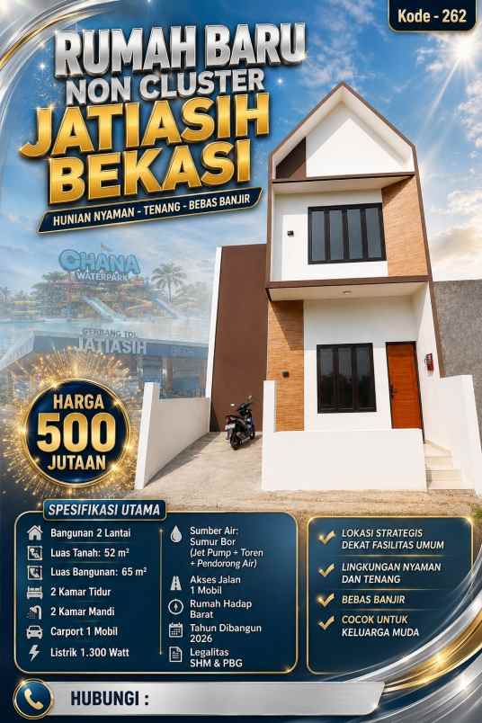 dijual rumah jatiasih